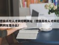 德国高校人才网招聘网址（德国高校人才网招聘网址是什么）