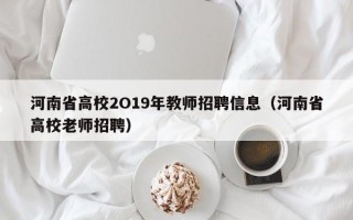 河南省高校2O19年教师招聘信息（河南省高校老师招聘）