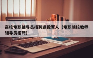 高校专职辅导员招聘退役军人（专职院校教师辅导员招聘）