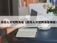 高校人才招聘海报（高校人才招聘海报模板）