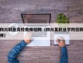 四川职业高校教师招聘（四川某职业学院招教师）