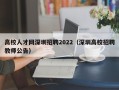 高校人才网深圳招聘2022（深圳高校招聘教师公告）