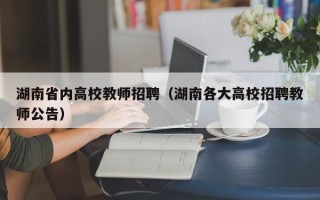 湖南省内高校教师招聘（湖南各大高校招聘教师公告）