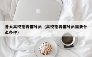 各大高校招聘辅导员（高校招聘辅导员需要什么条件）