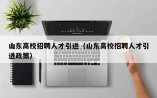 山东高校招聘人才引进（山东高校招聘人才引进政策）
