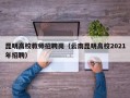 昆明高校教师招聘岗（云南昆明高校2021年招聘）