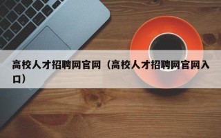 高校人才招聘网官网（高校人才招聘网官网入口）