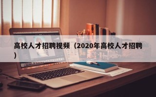 高校人才招聘视频（2020年高校人才招聘）