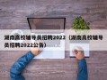 湖南高校辅导员招聘2022（湖南高校辅导员招聘2022公告）