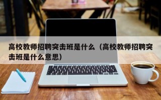 高校教师招聘突击班是什么（高校教师招聘突击班是什么意思）
