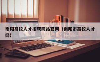 南阳高校人才招聘网站官网（南阳市高校人才网）