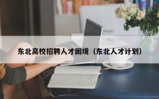 东北高校招聘人才困境（东北人才计划）