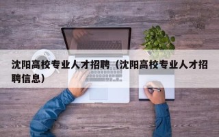 沈阳高校专业人才招聘（沈阳高校专业人才招聘信息）