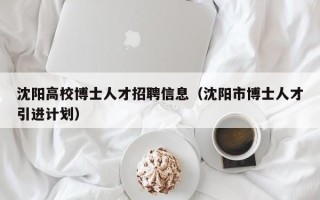 沈阳高校博士人才招聘信息（沈阳市博士人才引进计划）