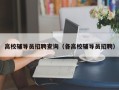 高校辅导员招聘查询（各高校辅导员招聘）