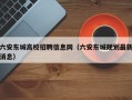 六安东城高校招聘信息网（六安东城规划最新消息）