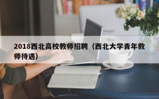 2018西北高校教师招聘（西北大学青年教师待遇）