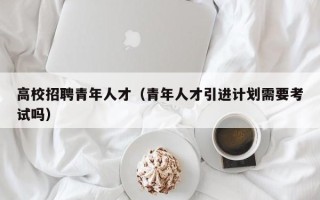高校招聘青年人才（青年人才引进计划需要考试吗）