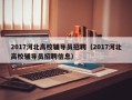 2017河北高校辅导员招聘（2017河北高校辅导员招聘信息）