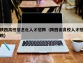 陕西高校信息化人才招聘（陕西省高校人才招聘）