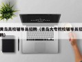 黄岛高校辅导员招聘（青岛大专院校辅导员招聘）