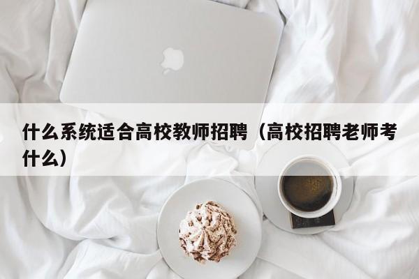 什么系统适合高校教师招聘（高校招聘老师考什么）-第1张图片-高校招聘网