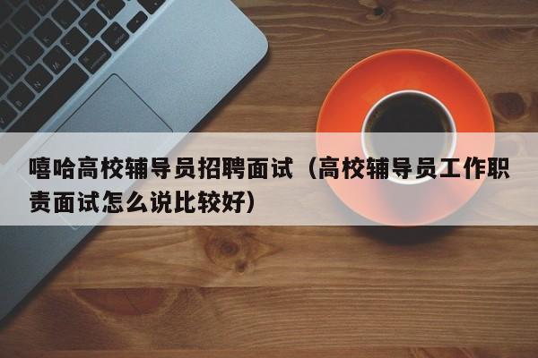 嘻哈高校辅导员招聘面试（高校辅导员工作职责面试怎么说比较好）-第1张图片-高校招聘网
