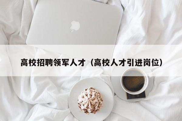 高校招聘领军人才（高校人才引进岗位）-第1张图片-高校招聘网