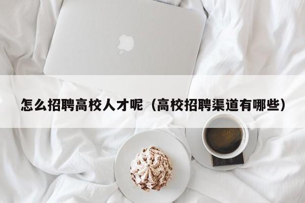 怎么招聘高校人才呢（高校招聘渠道有哪些）-第1张图片-高校招聘网