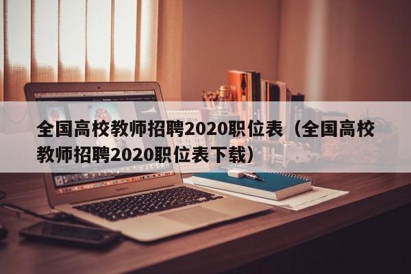 全国高校教师招聘2020职位表（全国高校教师招聘2020职位表下载）-第1张图片-高校招聘网